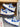CASUAL ROUND TOE SNEAKERS IN WHITE AND BLUE - CASUAL ROUND FOOTWEAR