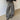 CASUAL WASHABLE CHARCOAL WIDE-LEG PANTS WITH SLIGHTLY FLARED HEM