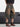 CHAIN DETAIL DENIM CULOTTES LOOSE FIT SOLID COLOR