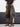 CHAIN DETAIL DENIM CULOTTES LOOSE FIT SOLID COLOR