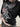 COLLAR CREW NECK T-SHIRT WITH GEOMETRIC PATTERN Y2K STYLE