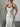 COLOR BLOCK SPAGHETTI STRAP LONG LENGTH DRESS