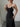 COLOR BLOCK SPAGHETTI STRAP LONG LENGTH DRESS