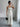 COLOR BLOCK SPAGHETTI STRAP LONG LENGTH DRESS