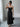 COLOR BLOCK SPAGHETTI STRAP LONG LENGTH DRESS