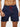 NAVY BLUE SWIM TRUNKS WITH RED DRAWSTRING