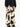 COW-PRINT WIDE LEG PANTS WITH LOOSE FIT COTTON BLEND