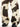 COW-PRINT WIDE LEG PANTS WITH LOOSE FIT COTTON BLEND