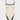 CREAM ONE-PIECE SWIMSUIT WITH BLACK TRIM - CLASSIC SWIMSUIT COMFORTABLE FIT