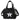 CREAM TOTE BAG WITH BLACK STAR - LARGE CAPACITY SHOULDER BAG