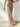 CROCHET MAXI SKIRT SLIT BEIGE LONG ELEGANT