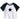CROP TOP STAR DESIGN Y2K WHITE AND BLACK TSHIRT