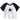 CROP TOP STAR DESIGN Y2K WHITE AND BLACK TSHIRT