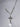 CROSS PENDANT SILVER NECKLACE WITH GEOMETRIC ALLOY DESIGN