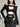 CUT-OUT TOP BLACK LONG SLEEVE SOLID COLOR FASHION TRENDS