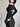 CUT-OUT TOP BLACK LONG SLEEVE SOLID COLOR FASHION TRENDS