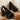 Glossy Black Mary Jane High Heels