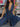 DARK BLUE DENIM JUMPSUIT CUTE VINTAGE SLEEVELESS STYLE