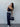 DARK BLUE TRACK PANTS WITH Y2K STRAIGHT LEG FIT