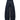 DARK BLUE WIDE-LEG PANTS WITH WHITE STITCHING MID WAIST TAPERED LEG