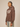 DARK BROWN OVERSIZED LUXURY COMFORT SWEATSHIRT WITH 777 GRAPHIC