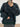 DARK GREEN PATTERNED SWEATER WITH STAND-UP COLLAR AND LONG SLEEVES - one size - Sweetheart Supplies