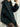 DARK GREEN PATTERNED SWEATER WITH STAND-UP COLLAR AND LONG SLEEVES - one size - Sweetheart Supplies