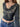 DARK LONG-SLEEVED CROP TOP WITH VINTAGE WING GRAPHIC DESIGN
