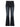 DARK WASH LOW-RISE FLARE JEANS WITH FLARE LEG DESIGN