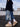 DENIM CULOTTES KNEE-HIGH URBANEASE LOOSE FIT