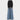 DENIM CUTOUT PANTS BLACK AND BLUE HALF DENIM JEANS