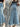 DENIM MERMAID SKIRT HIGH STRETCH COTTON BLEND