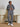 DENIM OUTFIT SET FOR MEN WITH LONG SLEEVE AND LAPEL COLLAR, LOOSE FIT