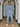 DENIM OUTFIT SET FOR MEN WITH LONG SLEEVE AND LAPEL COLLAR, LOOSE FIT