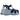 DENIM PLATFORM SANDALS WITH FLOWER DETAIL