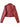 Red Faux Leather Moto Jacket