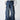 DISTRESSED BLACK CARGO JEANS WITH CARGO JEANS LIGHTNING STYLE