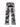 DISTRESSED BLACK JEANS WITH WHITE PAINT TRENDY MID WAIST STRAIGHT LEG