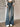 DISTRESSED DENIM BELL-BOTTOM JEANS BLUE VINTAGE HIGH WAIST DESIGN