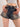 DISTRESSED DENIM SHORTS REGULAR FIT COTTON BLEND FOR CASUAL WEAR