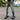 DISTRESSED FLARED DENIM JEANS WITH SPLASHING INK MICRO DESIGN