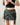 DISTRESSED GRAY MINI SKIRT WITH POCKETS AND BELT FOR WOMEN