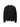 DISTRESSED KNIT SWEATER - BLACK QUARTER ZIP WITH DISTRESSED DETAIL