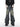 DISTRESSED WIDE-LEG JEANS WITH CUTOUTS UNISEX DENIM JEANS