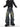 DISTRESSED WIDE-LEG JEANS WITH CUTOUTS UNISEX DENIM JEANS