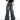 DISTRESSED WIDE-LEG JEANS WITH CUTOUTS UNISEX DENIM JEANS