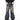 DISTRESSED WIDE-LEG JEANS WITH CUTOUTS UNISEX DENIM JEANS