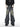 DISTRESSED WIDE-LEG JEANS WITH CUTOUTS UNISEX DENIM JEANS