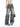 DISTRESSED WIDE-LEG JEANS WITH CUTOUTS VINTAGE BOYFRIEND STYLE