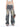 DISTRESSED WIDE-LEG JEANS WITH CUTOUTS VINTAGE BOYFRIEND STYLE